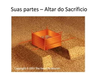 Suas partes – Altar do Sacríficio
 