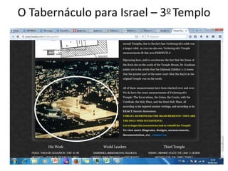 O Tabernáculo para Israel – 3o Templo
 