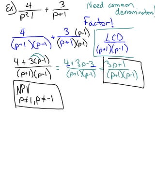 6.3 adding and subtracting radical expressions
