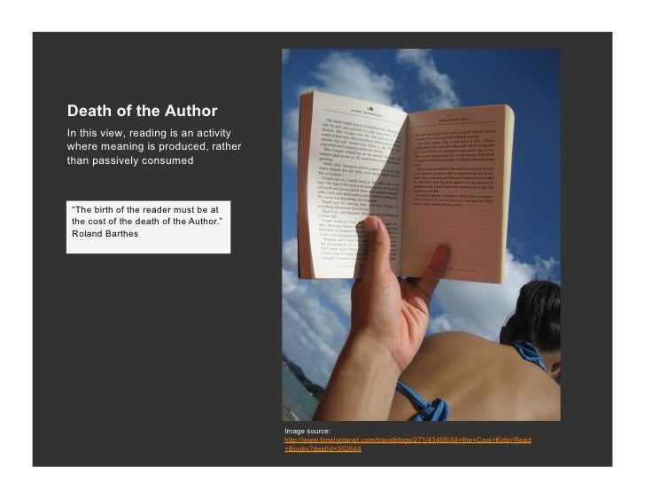 the death of an author essay by roland barthes The death of the author 1 the death of the author-roland barthes source: ubuweb | ubuweb papers the death of the author / roland barthes. the death of an author essay by roland barthes The death of the author 1 the death of the author-roland barthes source: ubuweb | ubuweb papers the death of the author / roland barthes.
