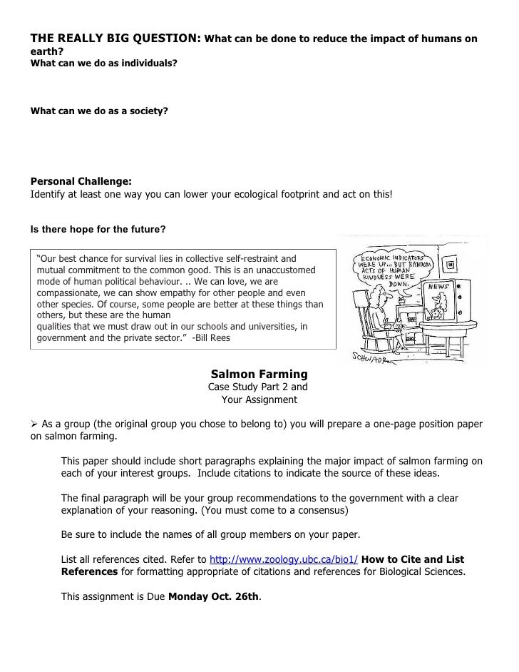 6.3 Ecological Footprint