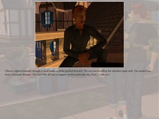 Oberon sighed inwardly, though a small surge of pride pushed forward. His son was handling the situation quite well. He would have
been a fantastic Reaper. "I'm sorry this all had to happen on this particular day, Puck. I truly am."
 