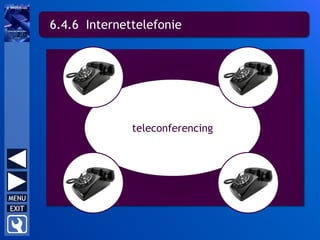 teleconferencing
6.4.6 Internettelefonie
 