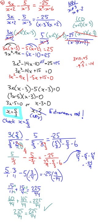 6.4   rational equations
