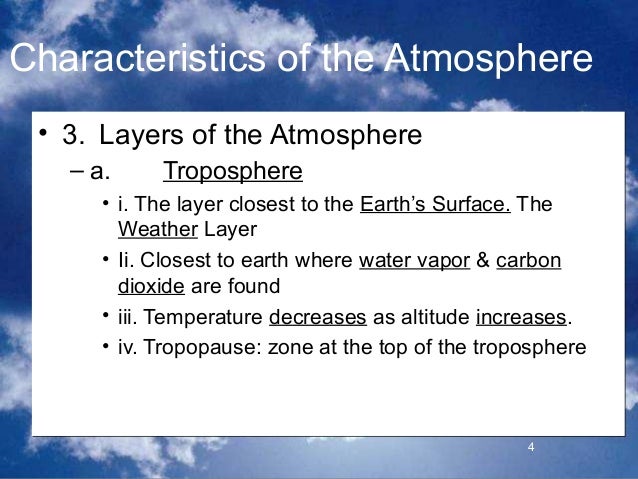 composition of stratosphere characteristics condensed 6.4 review atmosphere