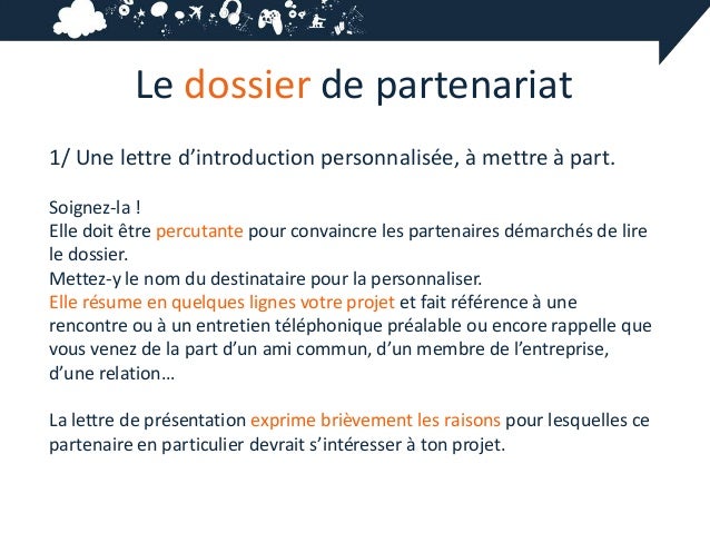 lettre partenariat