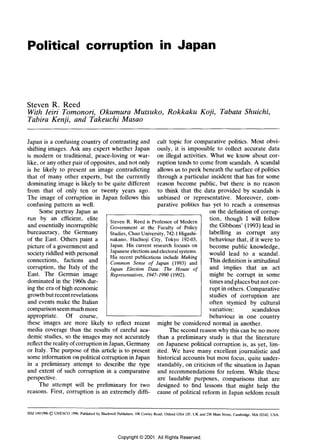 6.4 reed political corruption in japan | PDF