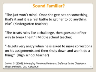 Corrective Response To Misbehavior