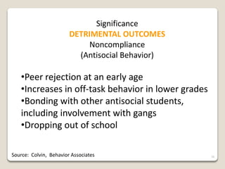 Corrective Response To Misbehavior