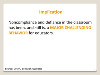 Corrective Response To Misbehavior