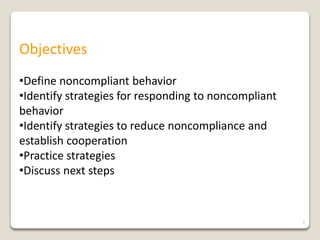 Corrective Response To Misbehavior