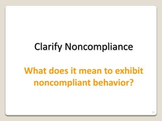 Corrective Response To Misbehavior