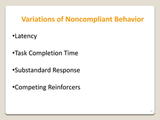Corrective Response To Misbehavior