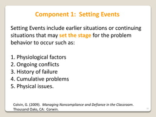 Corrective Response To Misbehavior