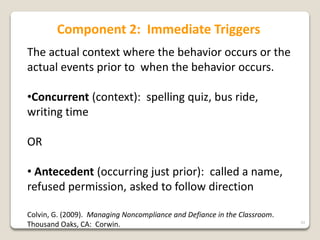 Corrective Response To Misbehavior