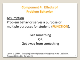 Corrective Response To Misbehavior