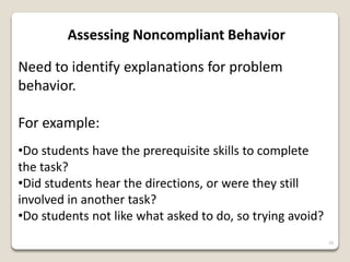 Corrective Response To Misbehavior