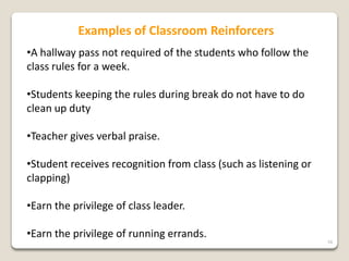 Corrective Response To Misbehavior