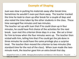 Corrective Response To Misbehavior