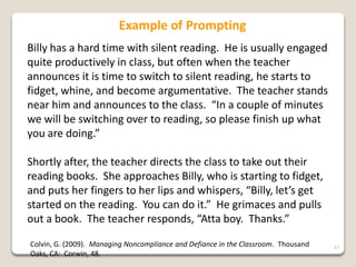 Corrective Response To Misbehavior