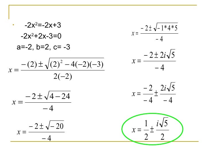 6 5 quadratic formula the discriminant