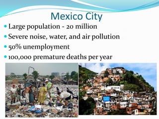 Problems In Cities 6 5 urbanization problems | PPTX