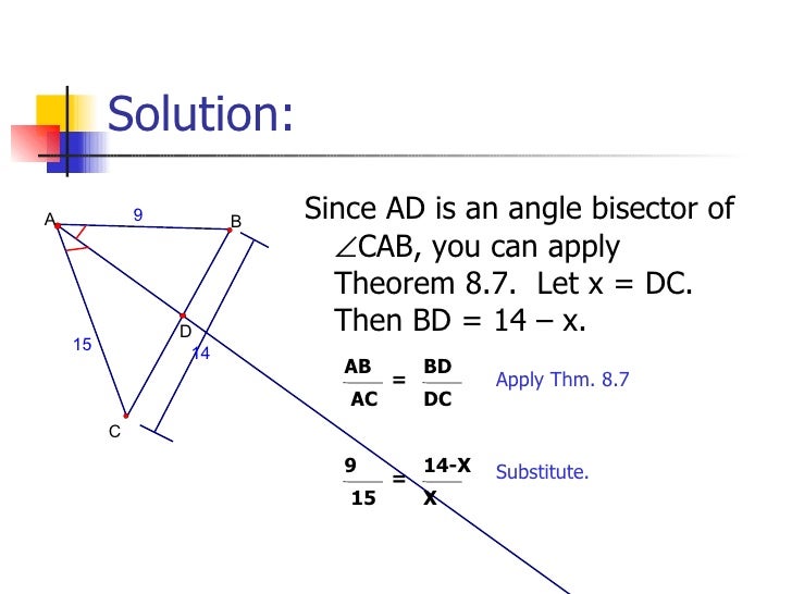 How To Set Up A Proportion For Similar Triangles