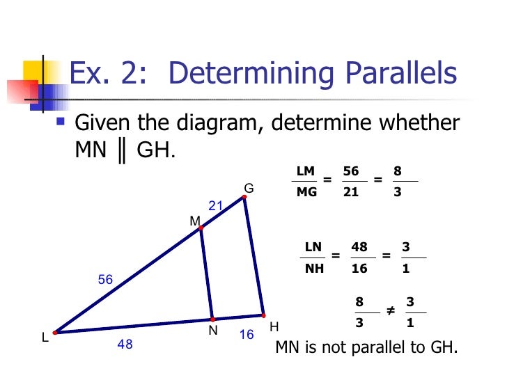 6.6 proportions & similar triangles
