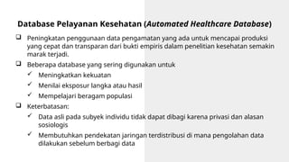 6-7. Database dan ekstraksi data dalam Farmakoepidemiologi.pptx