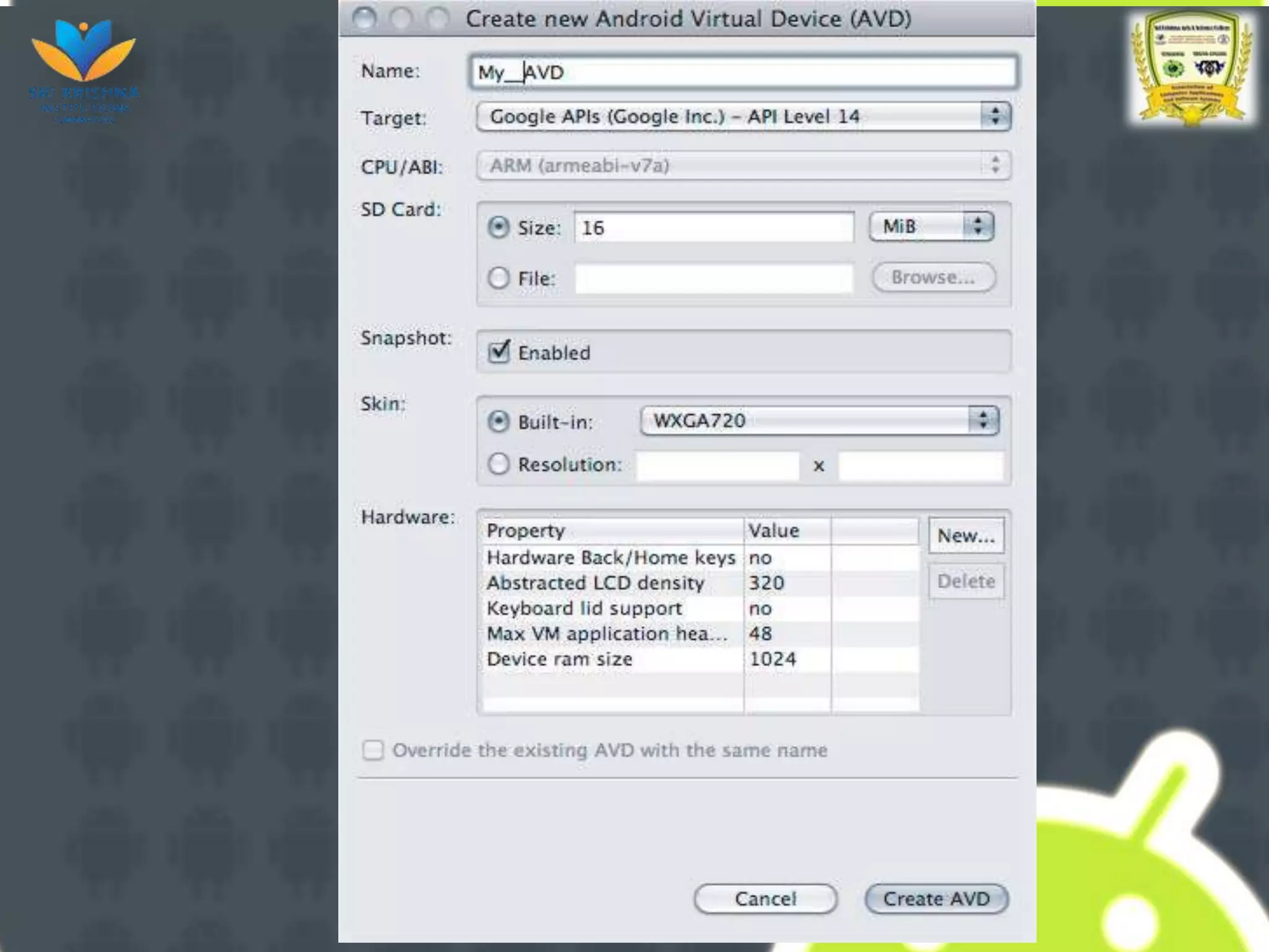 Creating Launch
Configurations
 