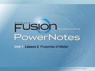 Properties of matter lesson #2 for middle school science | PDF