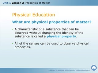 Properties of matter lesson #2 for middle school science | PDF