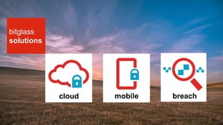 STORYBOAR
bitglass
solutions
cloud mobile breach
14
 