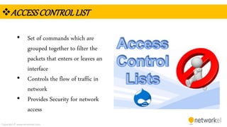 CCNA Access Control Lists | PPTX | Computer Networking | Computing