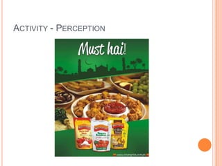 ACTIVITY - PERCEPTION
 