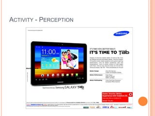 ACTIVITY - PERCEPTION
 