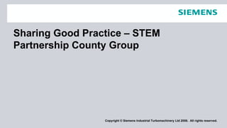 Sharing Good Practice – STEM Partnership County Group 