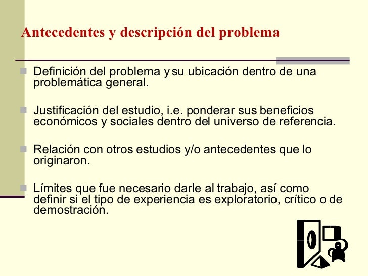 Antecedentes, Justificación De La InvestigacióN