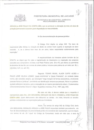 6º  AçãO Civel PúBlica Da Pmj 07 2005