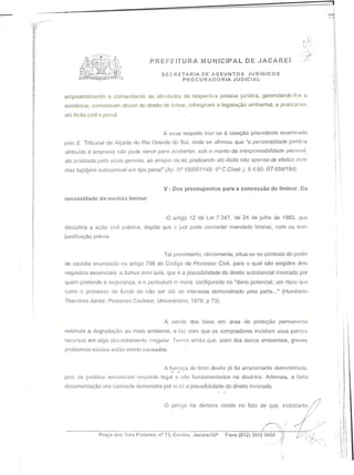 6º  AçãO Civel PúBlica Da Pmj 07 2005