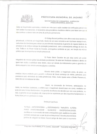 6º  AçãO Civel PúBlica Da Pmj 07 2005
