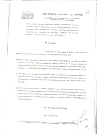 6º  AçãO Civel PúBlica Da Pmj 07 2005