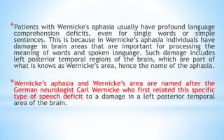 Aphasia | PPTX