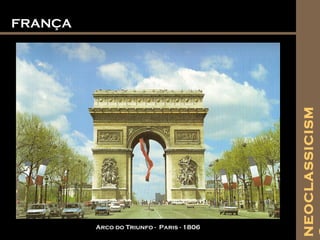 FRANÇAFRANÇA
Arco do Triunfo - Paris - 1806
NEOCLASSICISM
 