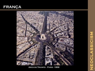 FRANÇAFRANÇA
Arco do Triunfo - Paris - 1806
NEOCLASSICISM
 