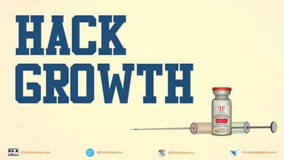 @ChrisKubbernus @ChrisKubbernus ChrisKubby@gmail.comChrisKubbernus.com
HACK
GROWTH
 