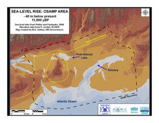 Post-Glacial
                Lake



                            Estuary




Atlantic Ocean
 
