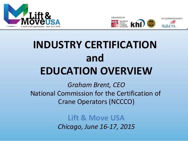 2015 Lift Move USA Industry Certification And Education