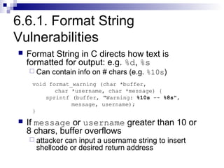 6 buffer overflows | PPT