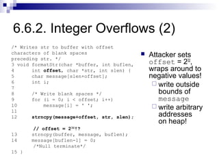 6 buffer overflows | PPT